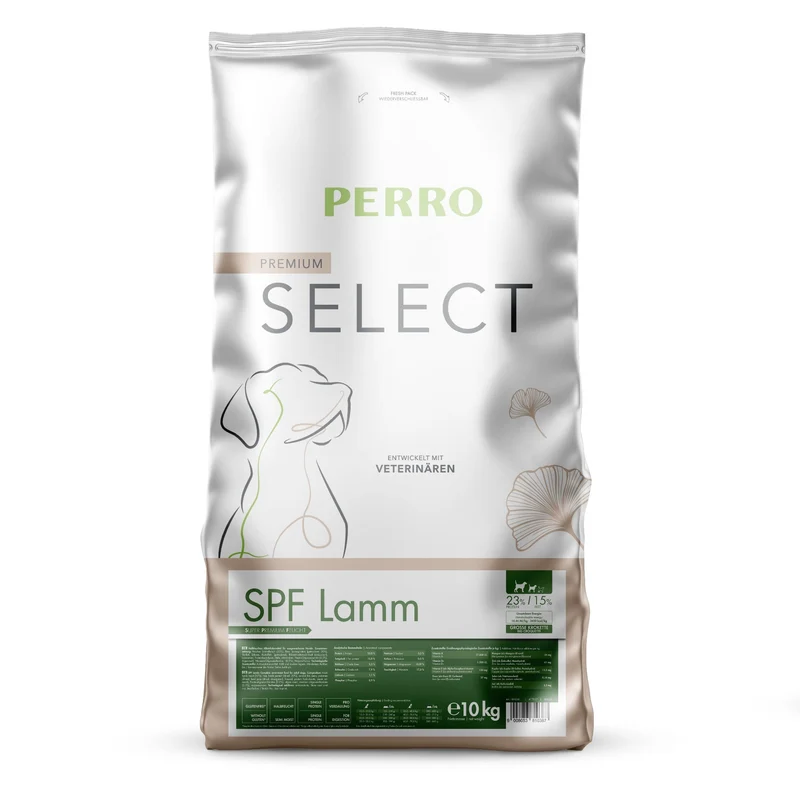 Perro Select SPF Lamm Trockenfutter – Halbfeucht & Hochverdaulich für große Rassen mit empfindlichem Magen