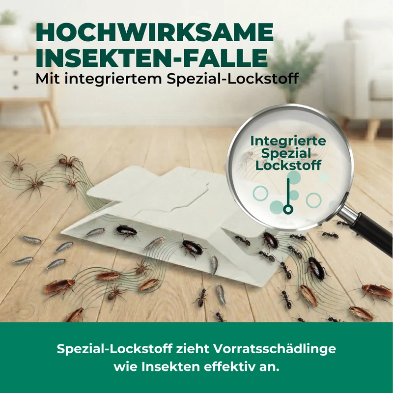 Ungeziefer/ Insektenfalle mit Spezial-Lockstoff