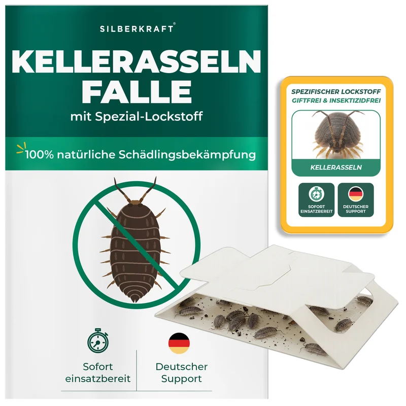 Kellerasselnfalle mit Spezial-Lockstoff