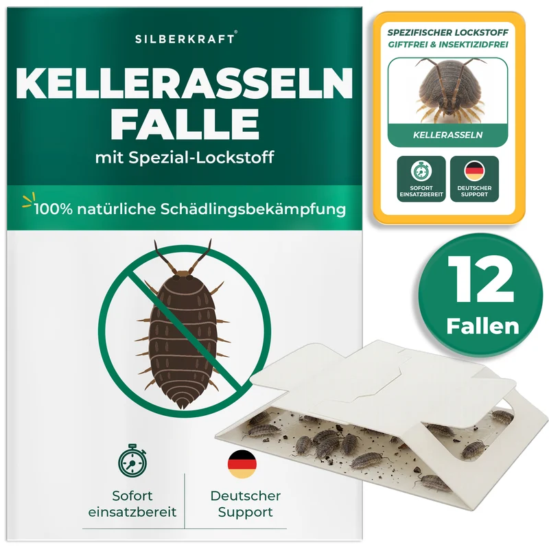 Kellerasselnfalle mit Spezial-Lockstoff
