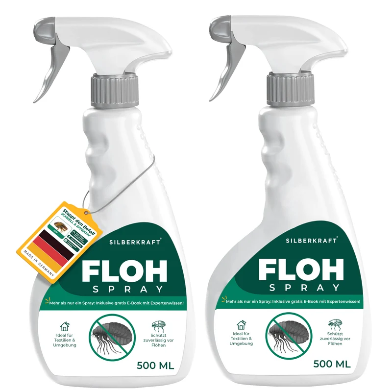 Flohspray Textil & Umgebung inkl. E-Book
