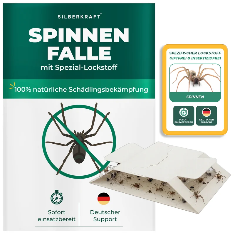 Spinnenfalle mit Spezial-Lockstoff