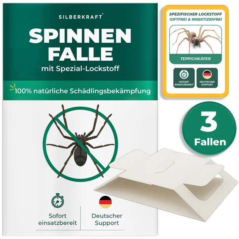 Spinnenfalle mit Spezial-Lockstoff