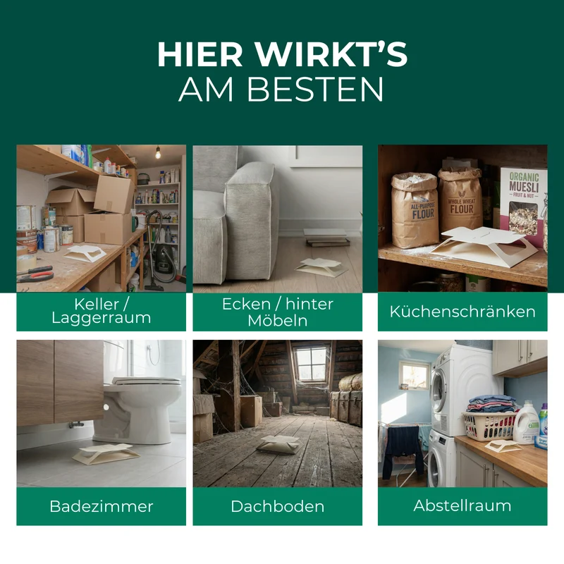 Spinnenfalle mit Spezial-Lockstoff