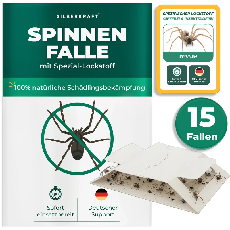 Spinnenfalle mit Spezial-Lockstoff