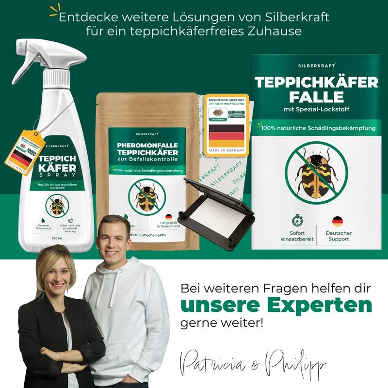 Teppichkäferfalle mit Spezial-Lockstoff
