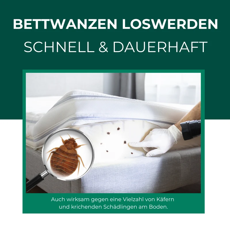 Bettwanzenfalle mit Spezial-Lockstoff