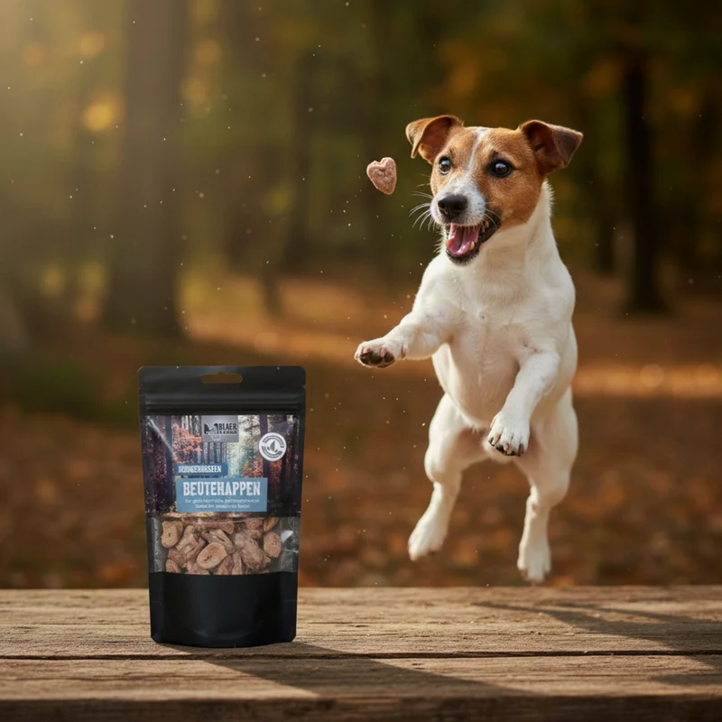 Black Canyon Beutehappen Hühnerherzen - Premium Hundesnack gefriergetrocknet, 100% natürliches Protein für Training, Belohnung & Beschäftigung
