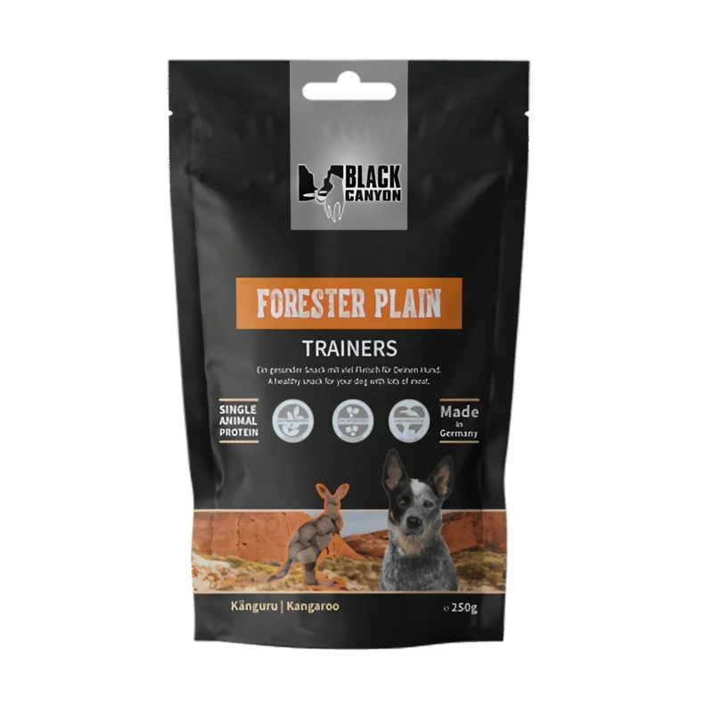 Black Canyon Trainers Forester Plain – Premium Hundesnack mit Kängurufleisch | Getreidefrei & Hypoallergen für sensible Hunde | Ideal für Training & Belohnung