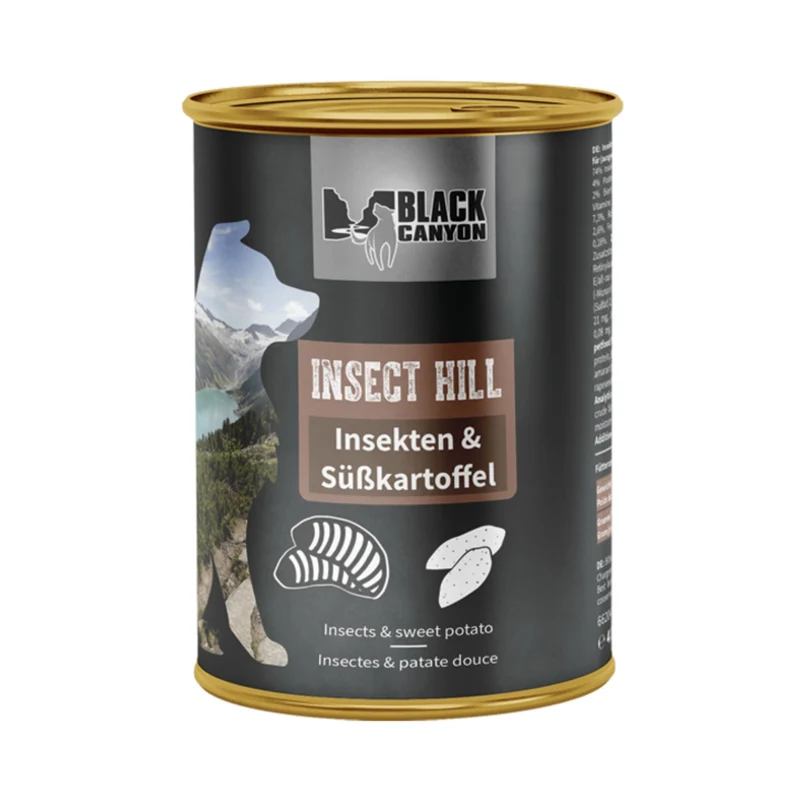 Black Canyon Insect Hill - Insekten-Nassfutter für Hunde mit Futtermittelallergien und sensibler Verdauung