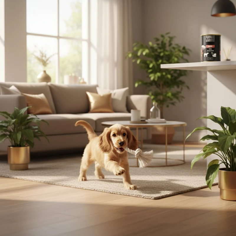 Black Canyon Premium Welpenfutter Menü mit zartem Kalb & frischem Gemüse – Getreidefreies Nassfutter für optimales Wachstum & gesunde Entwicklung