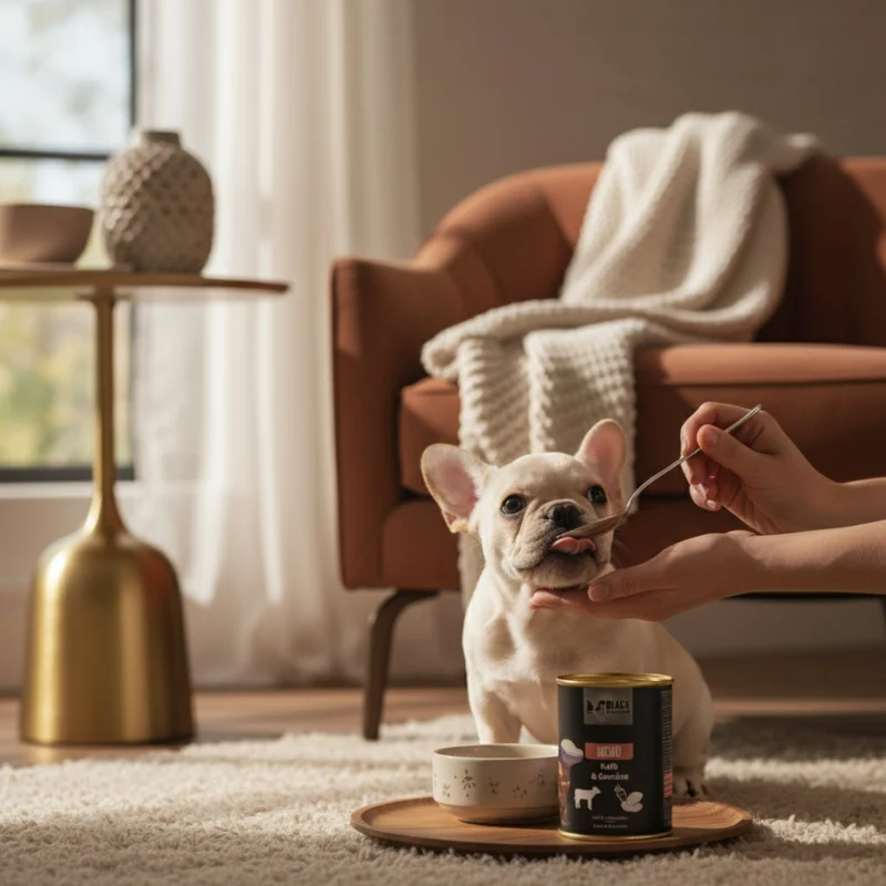 Black Canyon Premium Welpenfutter Menü mit zartem Kalb & frischem Gemüse – Getreidefreies Nassfutter für optimales Wachstum & gesunde Entwicklung