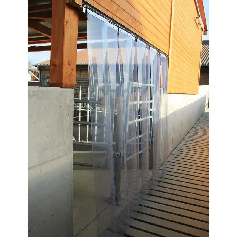 Tenda a Strisce PVC con Accessori Inox - 1m