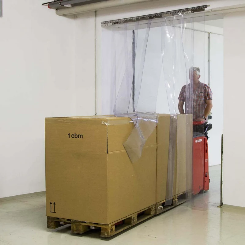 Tenda a Strisce PVC con Accessori Inox - 1m