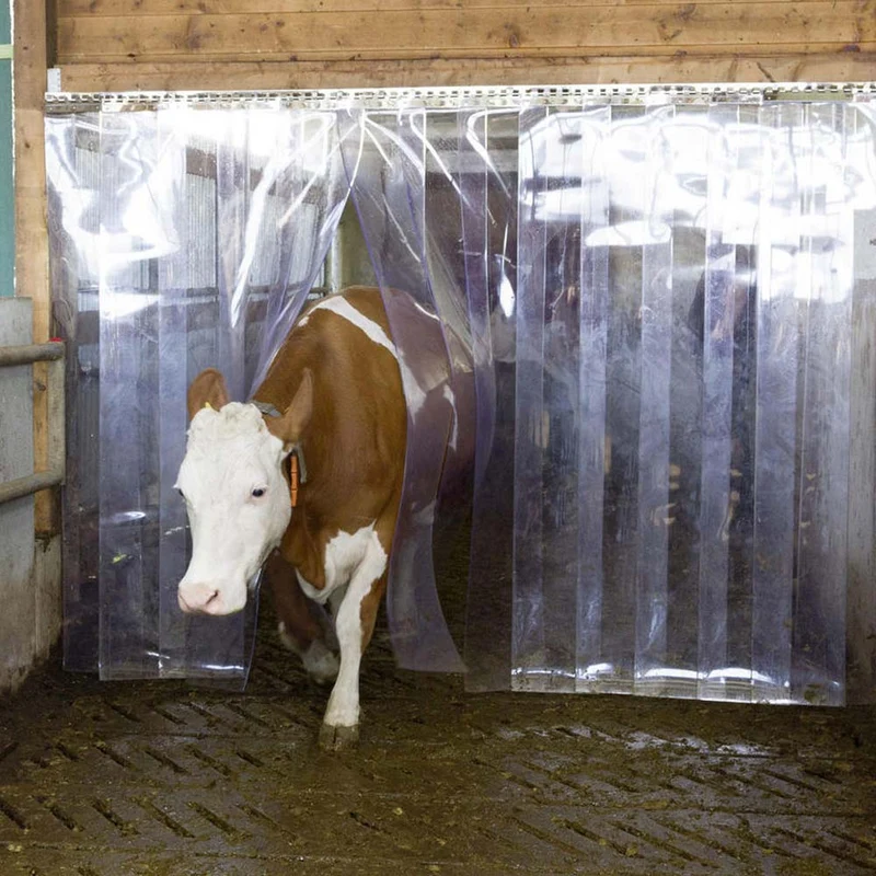 Tenda a Strisce PVC con Accessori Inox - 1m