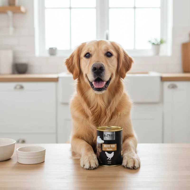 Black Canyon Beute Pur Huhn – Premium Monoprotein Nassfutter für sensible Hunde | 98% Fleischanteil, getreidefrei & ohne künstliche Zusätze
