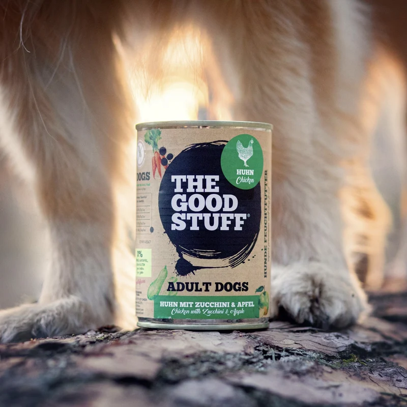 The Goodstuff Adult Dogs Huhn Nassfutter – Premium Hundefutter Getreidefrei, Natürlich & Artgerecht für Gesunde Verdauung, Glänzendes Fell & Vitalität