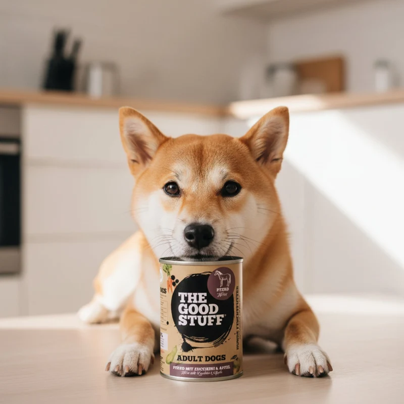 The Goodstuff Nassfutter Pferd – Premium Monoprotein für sensible Hunde, hypoallergen & getreidefrei, natürliche Rezeptur bei Futtermittelallergien