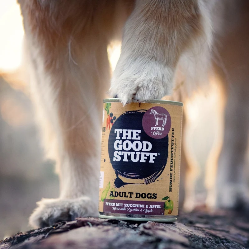 The Goodstuff Nassfutter Pferd – Premium Monoprotein für sensible Hunde, hypoallergen & getreidefrei, natürliche Rezeptur bei Futtermittelallergien
