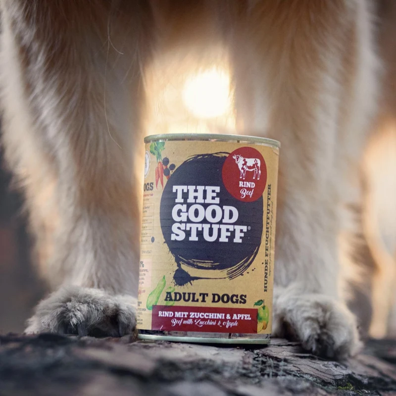 The Goodstuff Nassfutter Rind – Premium Hundefutter mit 100% natürlichen Zutaten, getreidefrei & hochverdaulich für gesundes Fell, starke Muskeln und mehr Vitalität