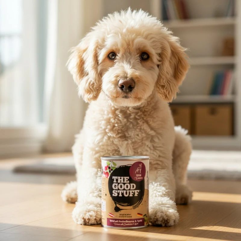 The Goodstuff Hunde Nassfutter Wild mit Preiselbeeren & Apfel – 70% Fleischanteil, getreidefrei, natürlich & gesund für alle Rassen
