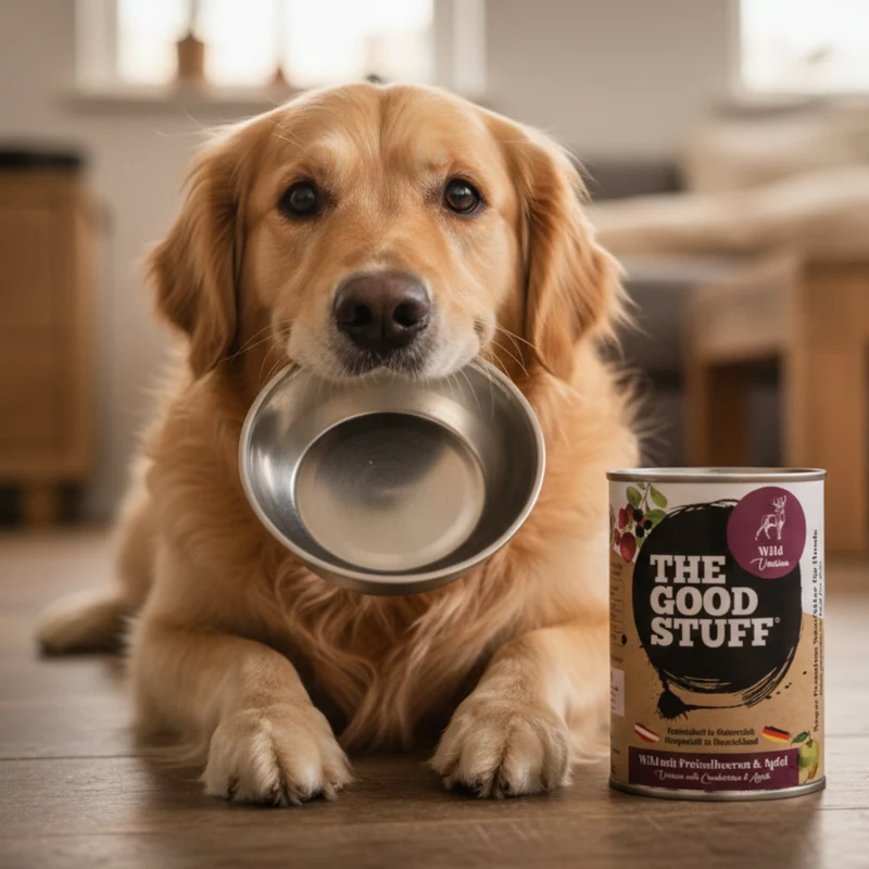 The Goodstuff Hunde Nassfutter Wild mit Preiselbeeren & Apfel – 70% Fleischanteil, getreidefrei, natürlich & gesund für alle Rassen