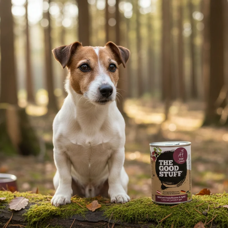 The Goodstuff Hunde Nassfutter Wild mit Preiselbeeren & Apfel – 70% Fleischanteil, getreidefrei, natürlich & gesund für alle Rassen
