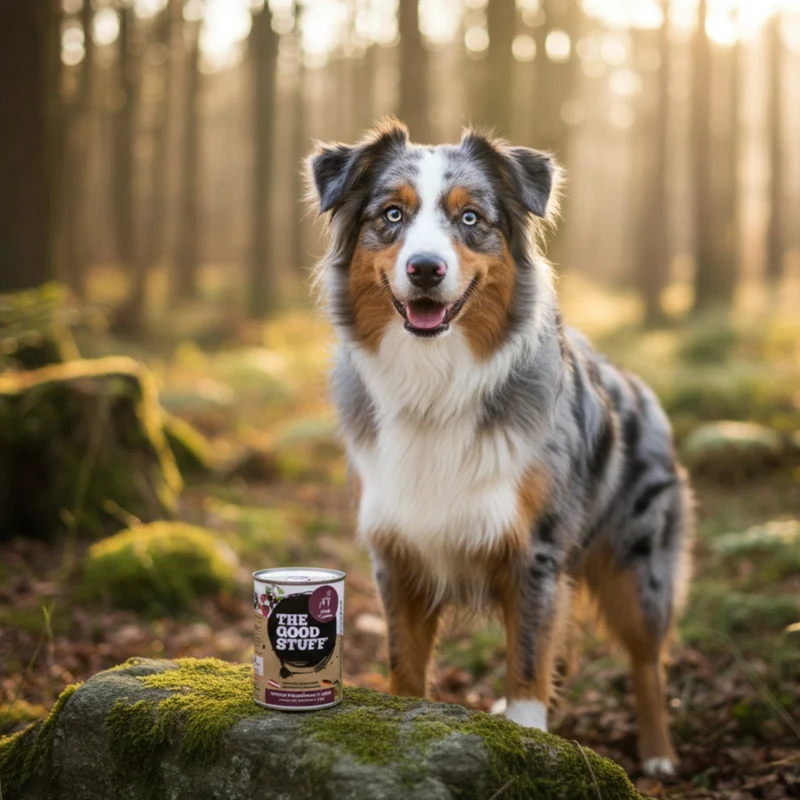 The Goodstuff Hunde Nassfutter Wild mit Preiselbeeren & Apfel – 70% Fleischanteil, getreidefrei, natürlich & gesund für alle Rassen