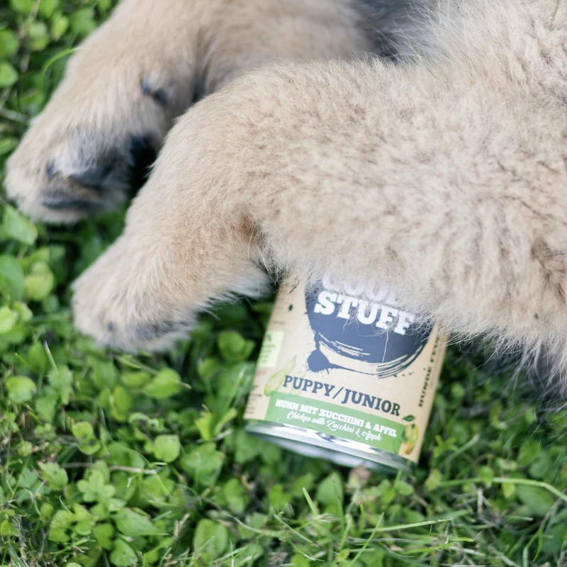 The Goodstuff Puppy/Junior Nassfutter mit Huhn – Premium Welpenfutter für optimales Wachstum, starke Knochen und gesunde Entwicklung | Getreidefrei & Natürlich