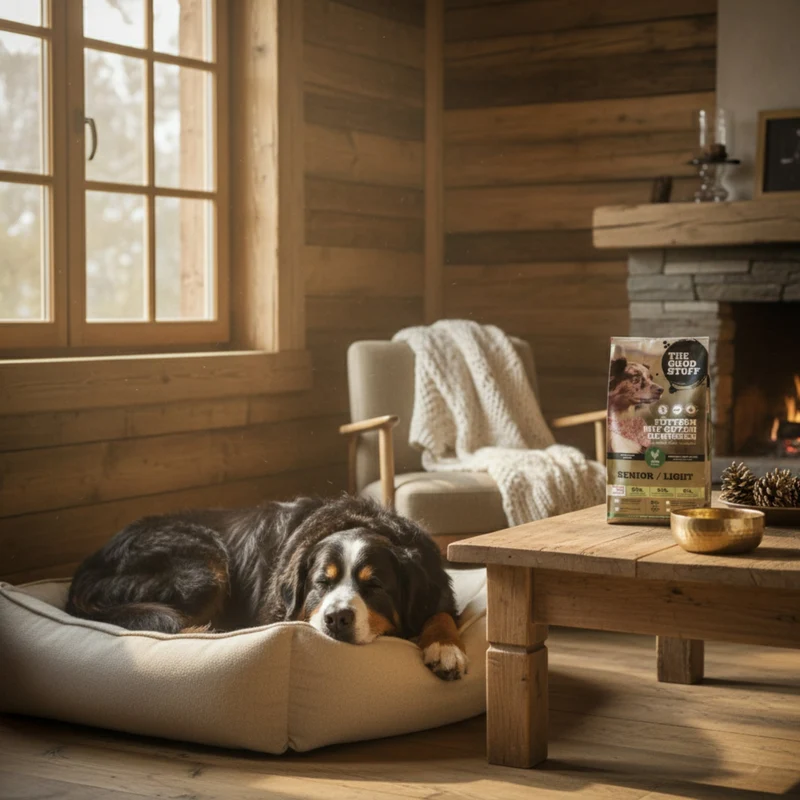 The Goodstuff Senior/Light Hundefutter mit Huhn – Gelenkunterstützung, Gewichtskontrolle & leichte Verdaulichkeit für ältere und übergewichtige Hunde