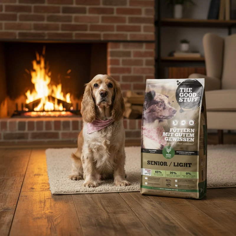 The Goodstuff Senior/Light Hundefutter mit Huhn – Gelenkunterstützung, Gewichtskontrolle & leichte Verdaulichkeit für ältere und übergewichtige Hunde