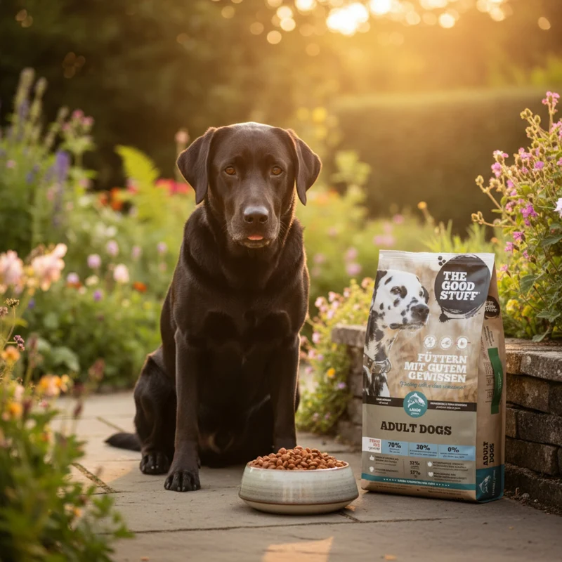 The Goodstuff Adult Dogs Lachs Trockenfutter – Getreidefreie Premium-Vollnahrung mit Omega-3 für glänzendes Fell, starke Abwehrkräfte und natürliche Vitalität