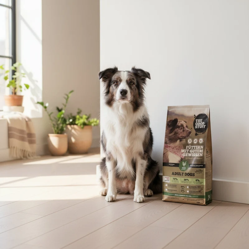 The Goodstuff Adult Dogs Trockenfutter Huhn – Getreidefreies Premium-Hundefutter für optimale Verdauung, glänzendes Fell & natürliche Vitalität