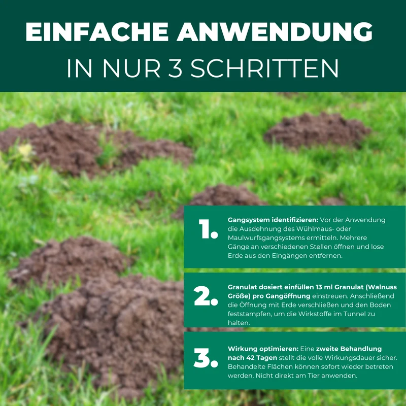 Maulwurf und Wühlmaus Vertreiber