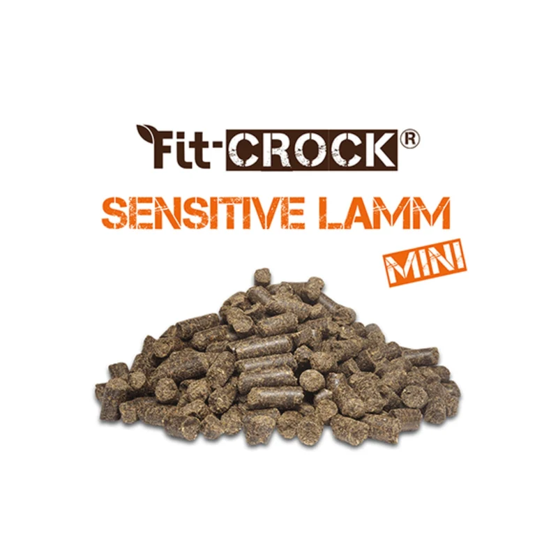 cdVet Fit-Crock Sensitive Lamm Mini – Kaltgepresstes Trockenfutter für empfindliche Hunde mit Verdauungsproblemen, schonend & leicht verdaulich