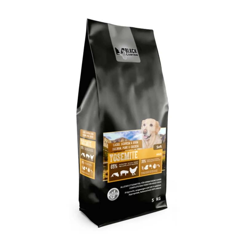 Black Canyon Yosemite Soft – Premium Hundefutter mit zartem Lachs, Schwein & Huhn für anspruchsvolle Vierbeiner