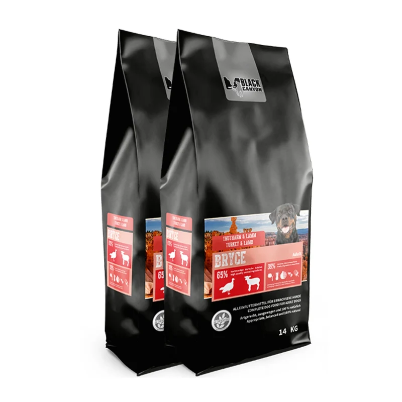 Black Canyon Bryce Truthahn & Lamm – Getreidefreies Premium-Trockenfutter für aktive Hunde