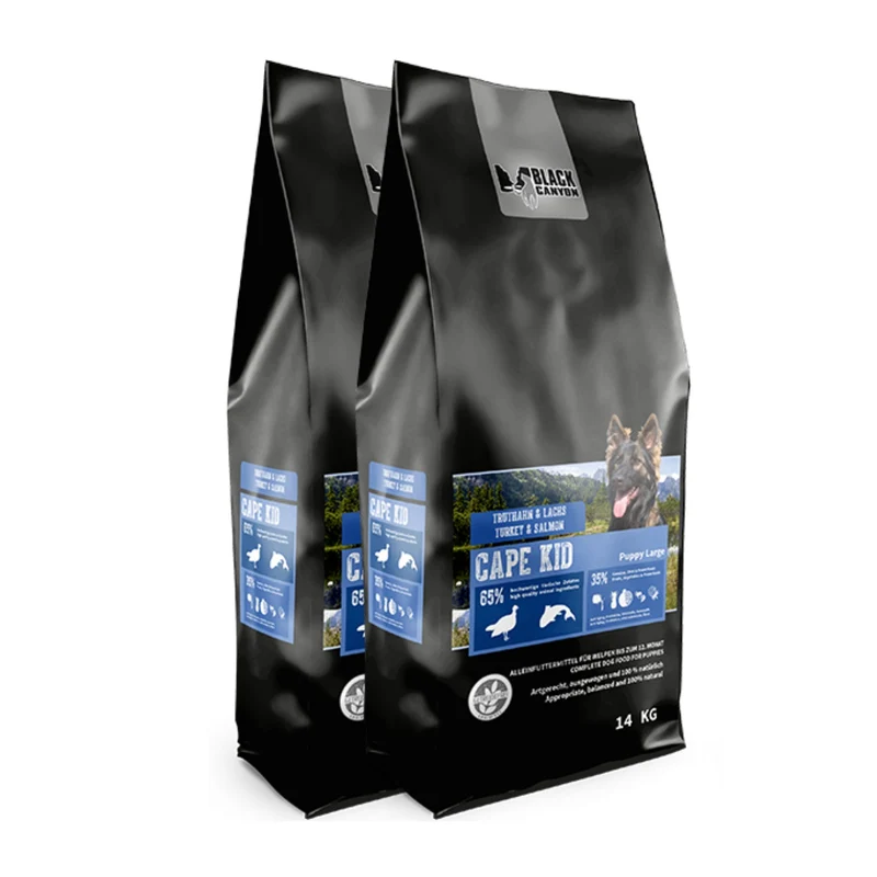 Black Canyon Cape Kid Puppy Large - Premium Welpenfutter für große Rassen mit Truthahn & Lachs - Getreidefrei für gesundes Wachstum, starke Knochen & glänzendes Fell