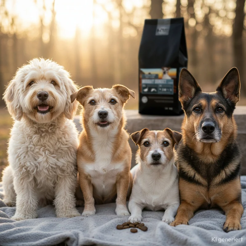 Black Canyon Murray Sunset Senior/Light – Getreidefreies Truthahn & Lachs Trockenfutter für ältere & gewichtssensible Hunde