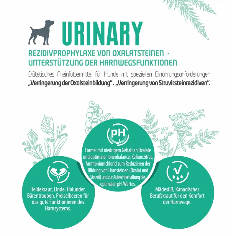Flatazor Pro-Nutrition Protect URINARY – Spezialfutter für Hunde mit Blasen- und Harnwegsproblemen, getreidefreie Rezeptur zur Unterstützung der Harnwegsgesundheit