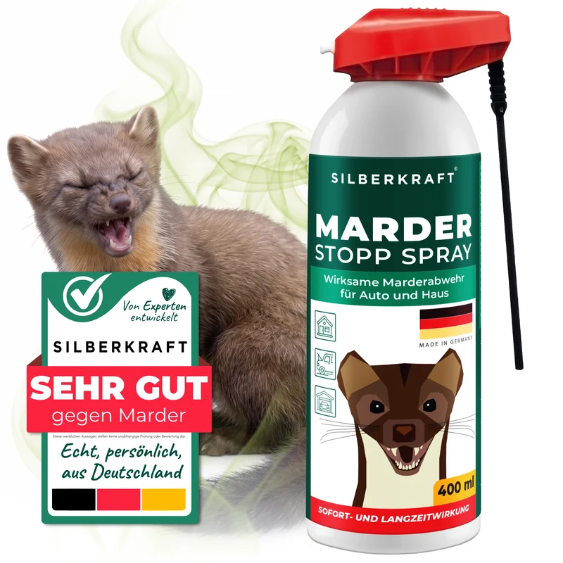 Marder-Stopp Spray: Hochwirksamer Marderschutz für dein Auto und Zuhause