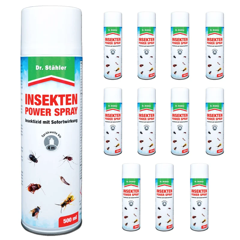 Insekten-Power Spray: Effektive Lösung für kriechende und fliegende Ungeziefer wie Schaben und Motten