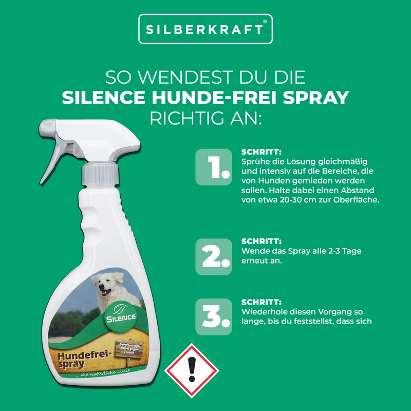 Silence Hundefrei-Spray: Vergrämungsmittel gegen Hunde