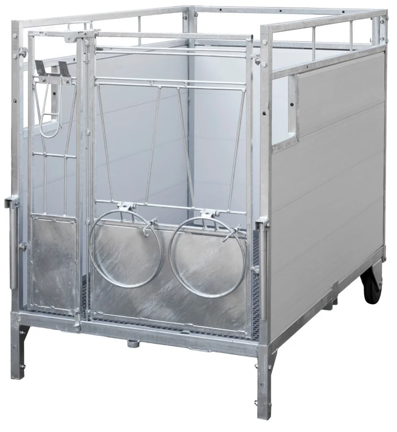 Box per vitelli grande premium con fondo orientabile resistente