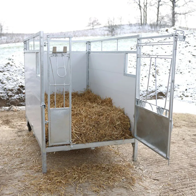 Box per vitelli grande premium con fondo orientabile resistente