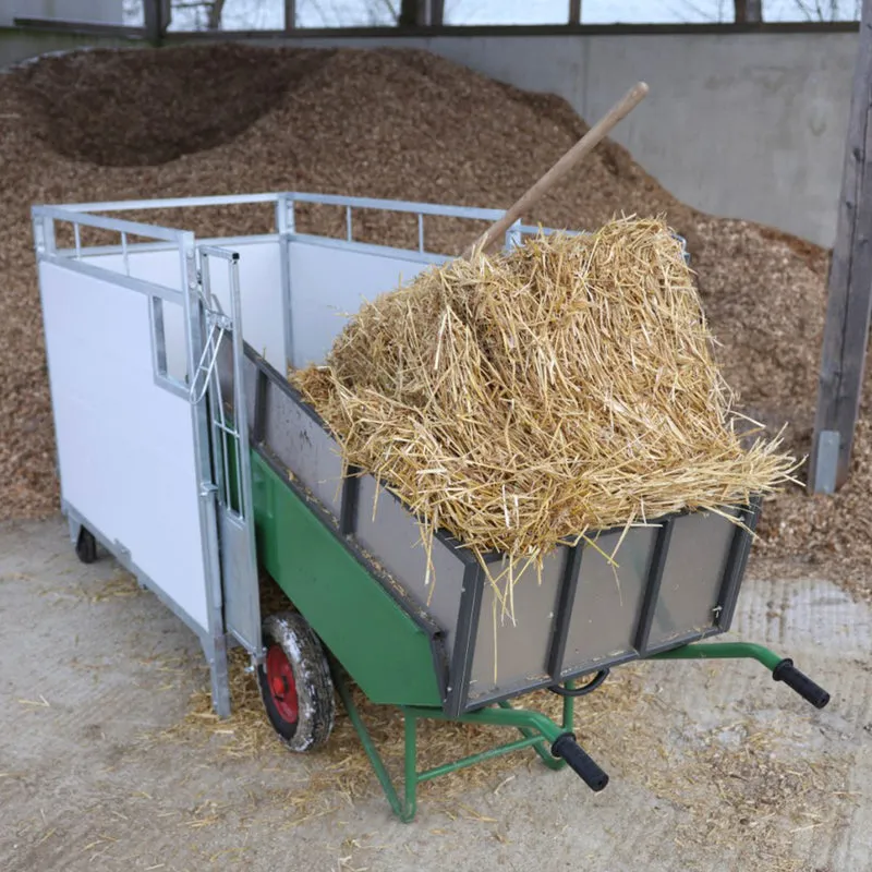 Box per vitelli grande premium con fondo orientabile resistente