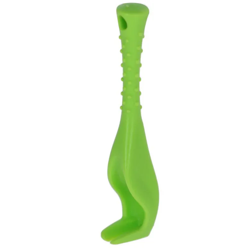 Gancio togli zecche set 2 pezzi plastica verde con anello