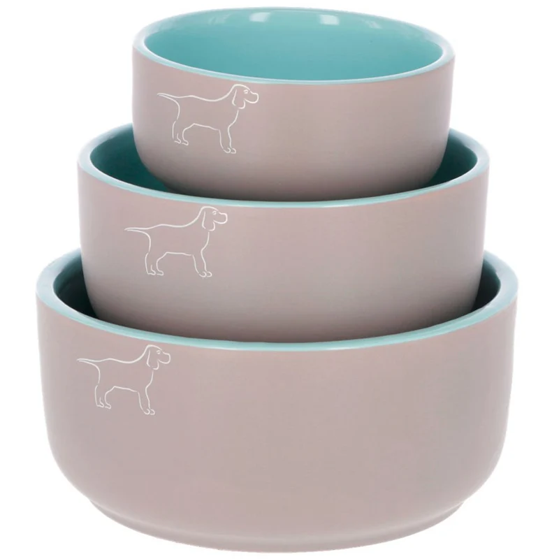 Ciotola in ceramica per cani Spirit con motivo