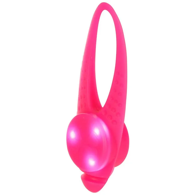 Lampeggianti LED Maxi Safe in silicone rosso/giallo 8x3cm per cani