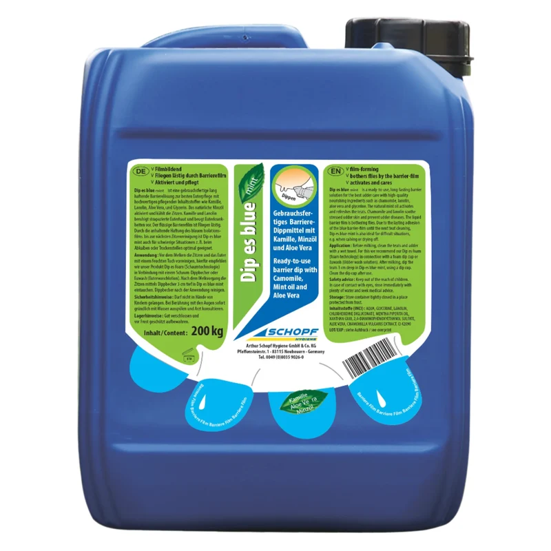 Dip es blue mint: Langanhaltendes Dippmittel zur optimalen Euterpflege